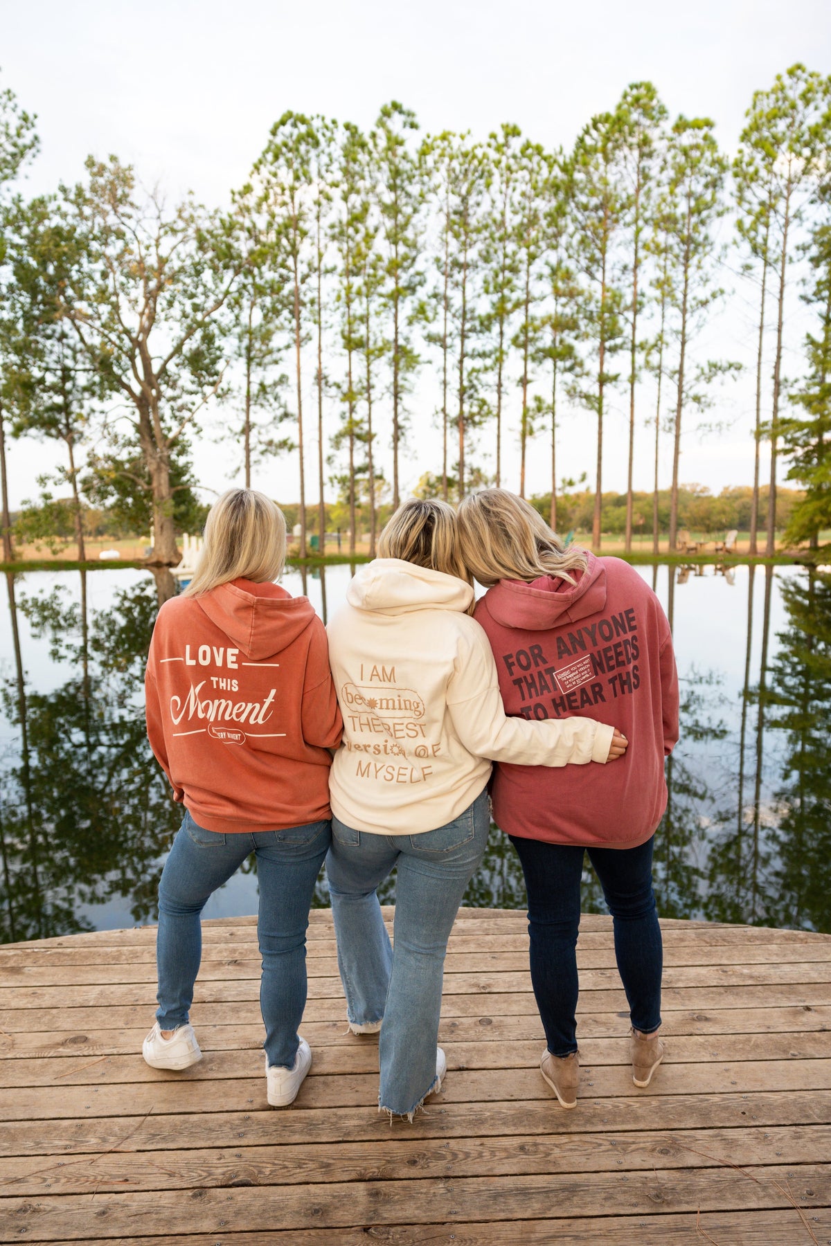 Bright pink and orange ombre long-sleeve shirt in soft fabric, perfect for casual outings.