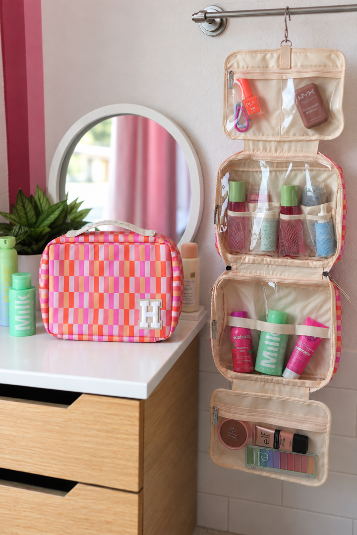 Custom Hanging Organizer - Sedona (Coral/Pink)