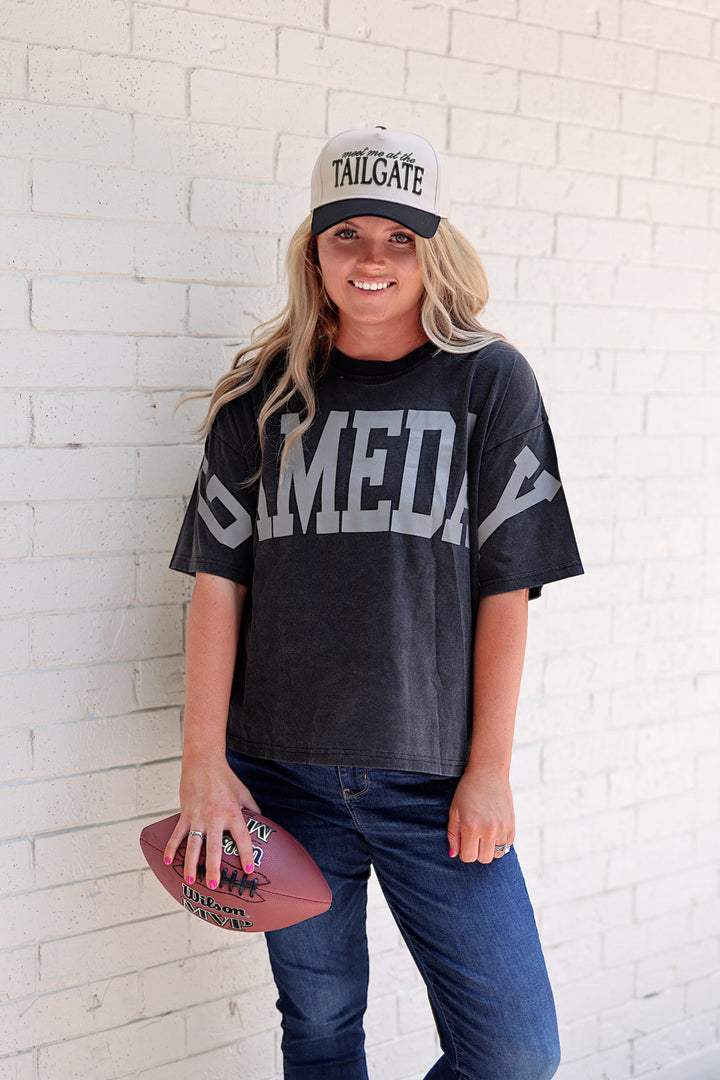 GAMEDAY (Midnight) - Home Team Mineral Wash Tee - S/S