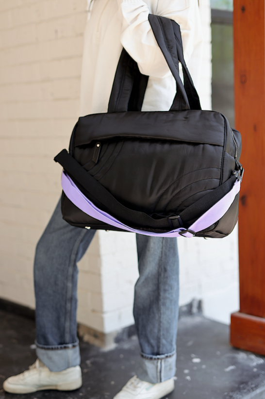 Modern Puffer Quilted Duffle - (Midnight)