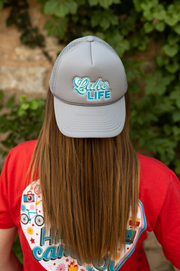 Trucker Hat - Lake Life Embroidery (Grey)