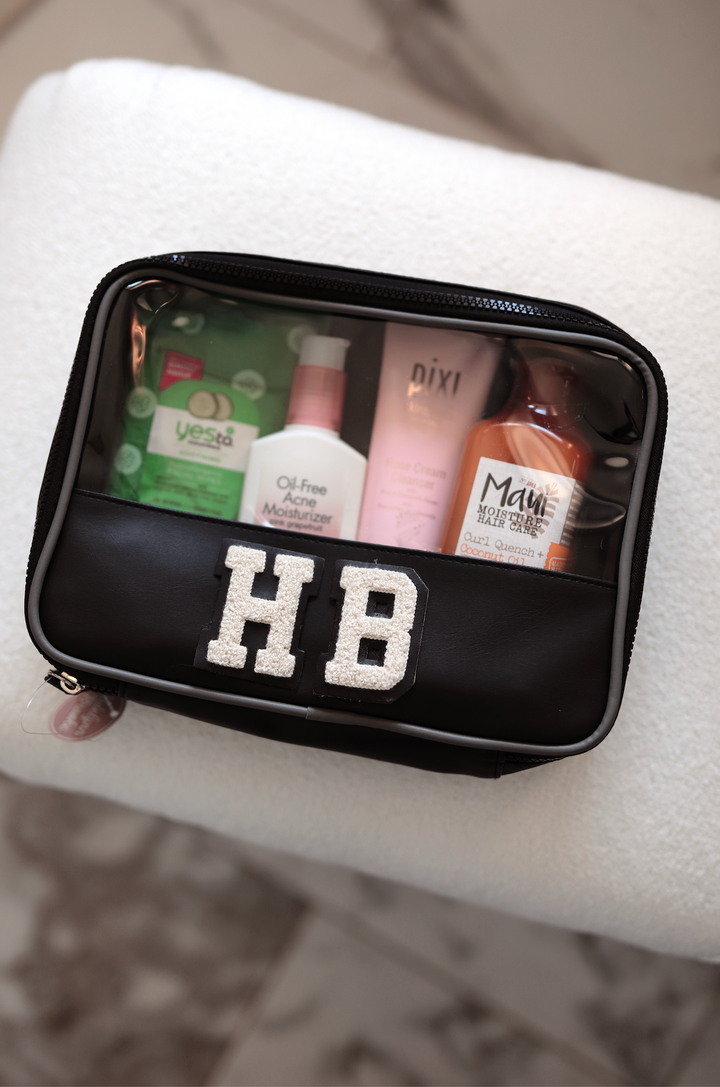 CUSTOM Oversized Cosmetic Bag - (Midnight)