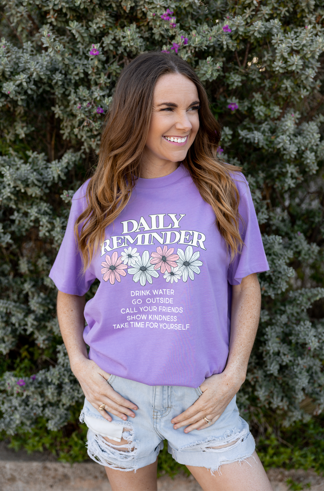 K&C - Daily Reminder (Lavender) - Short Sleeve / Crew