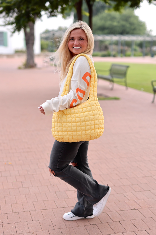 Tote Bag - On Cloud Nine Tote (SUNSHINE YELLOW)