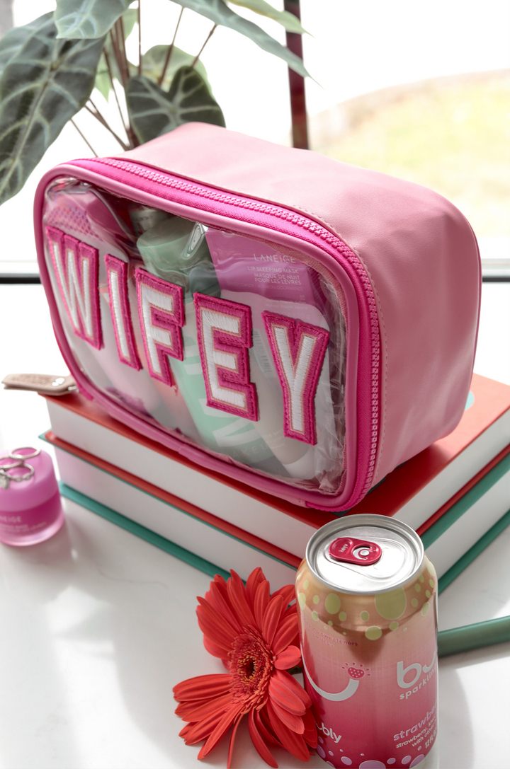 Cosmetic Bag (Pink) - Wifey