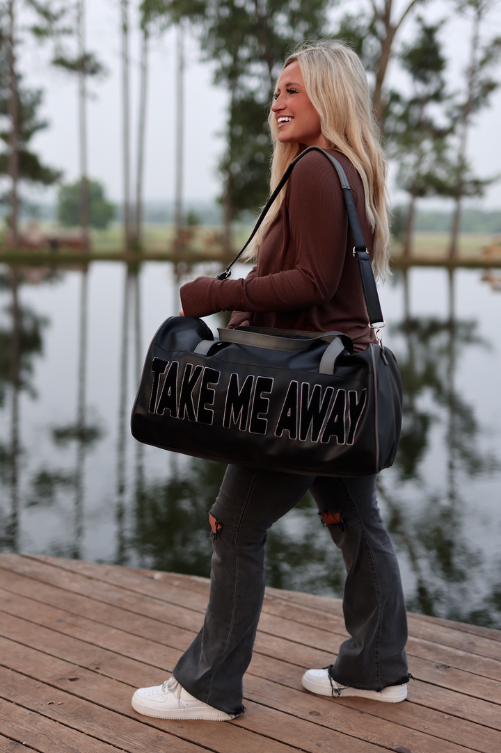 Duffle Bag - Take Me Away (Black/Grey)