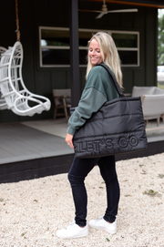 Carry All Puffer Tote - Let's Go (Midnight)