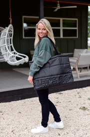 Carry All Puffer Tote - Let's Go (Midnight)