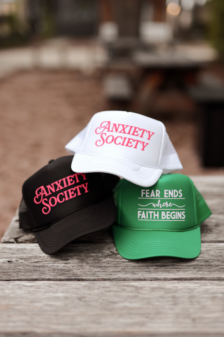 Trucker Hat - Fear Ends Where Faith Begins (Green)