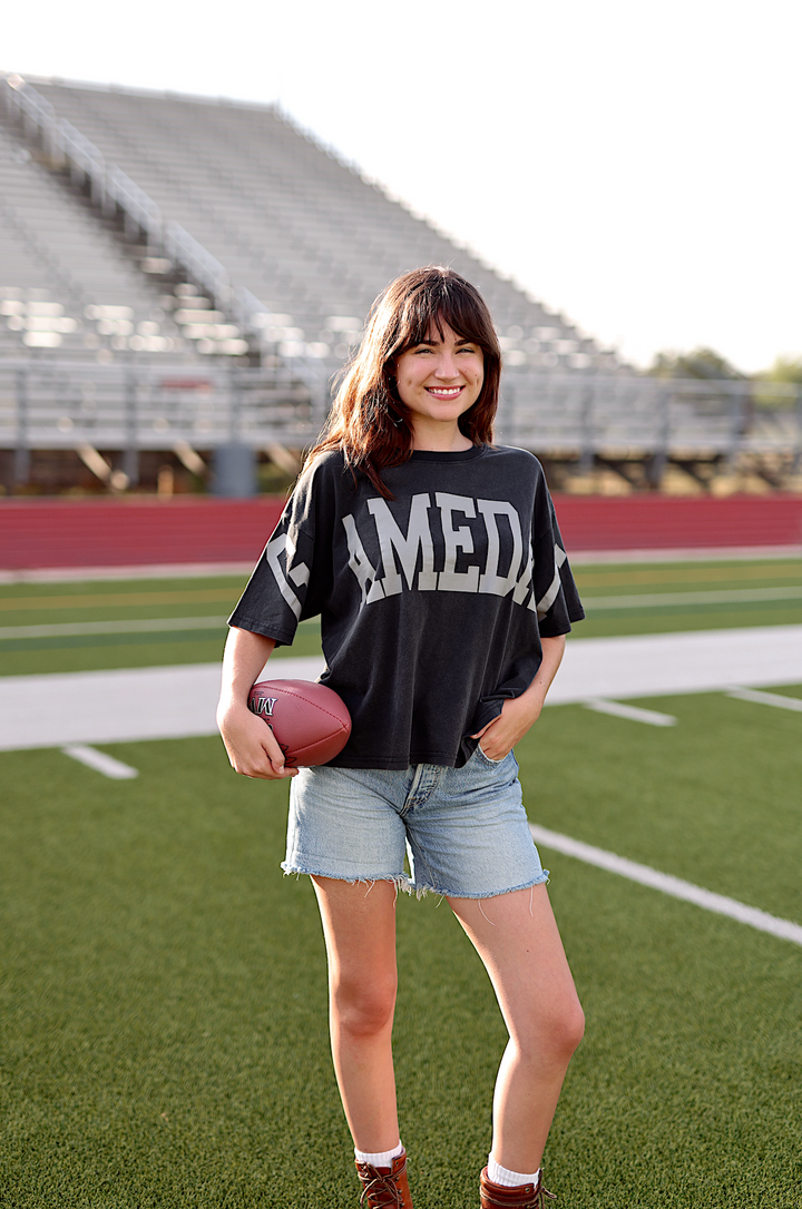GAMEDAY (Midnight) - Home Team Mineral Wash Tee - S/S