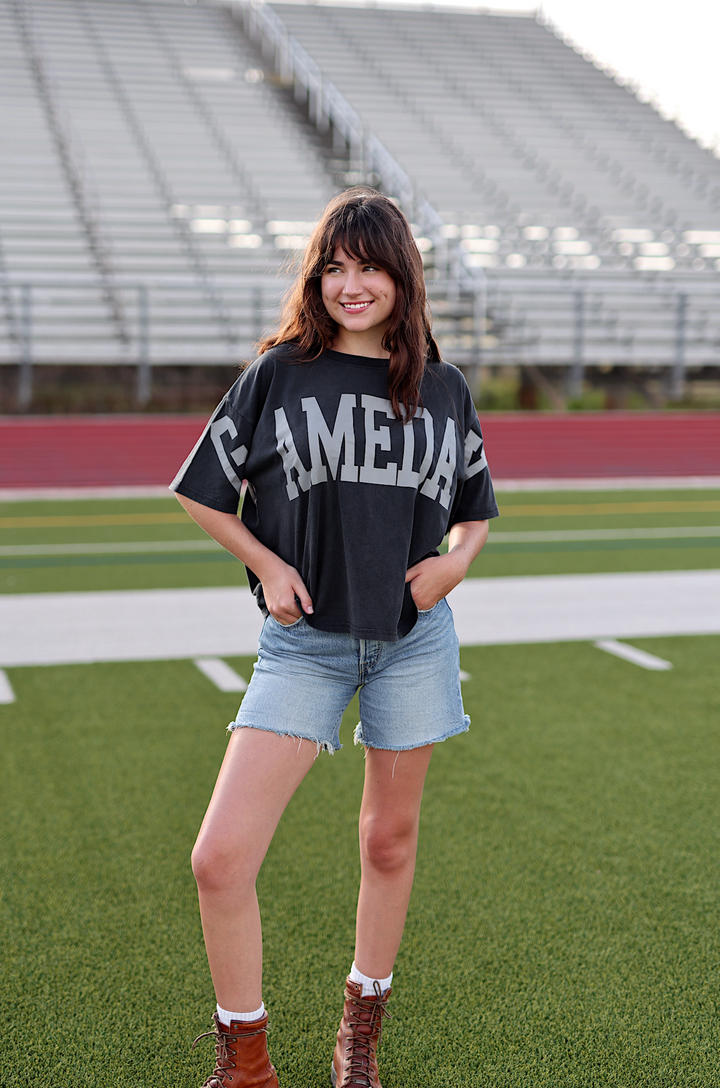 GAMEDAY (Midnight) - Home Team Mineral Wash Tee - S/S