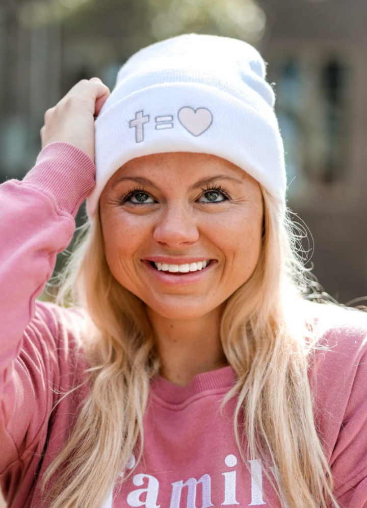 Beanie (White) - God Is Love